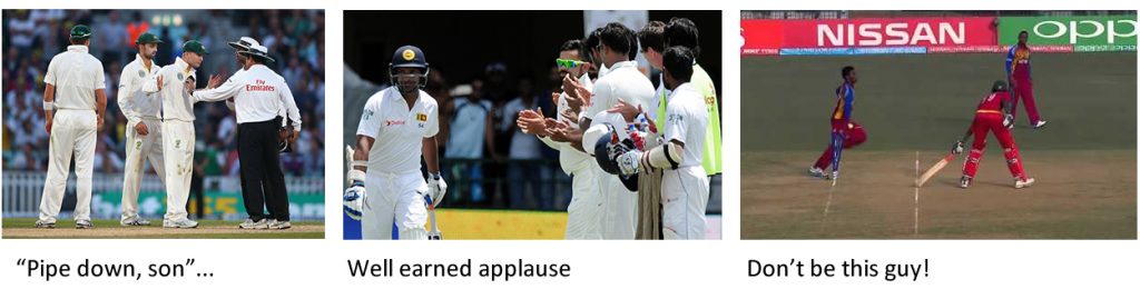 Cricket Etiquettes Image