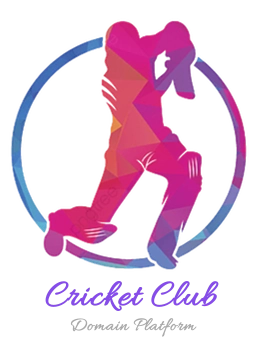 Cricket Club Domain Name Platform Logo